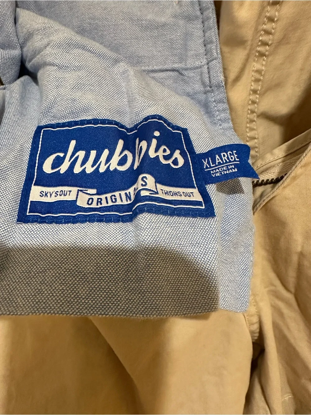 Chubbie’s Khakinator Originals Stretch Shorts 5.5” inseam XL